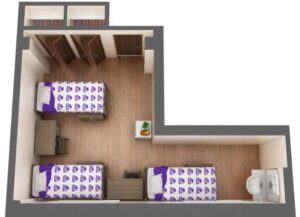 Milton Daniel Triple with Shared Amenities