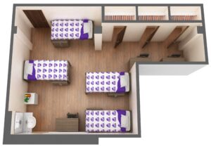 Sherley Quad with Shared Amenities